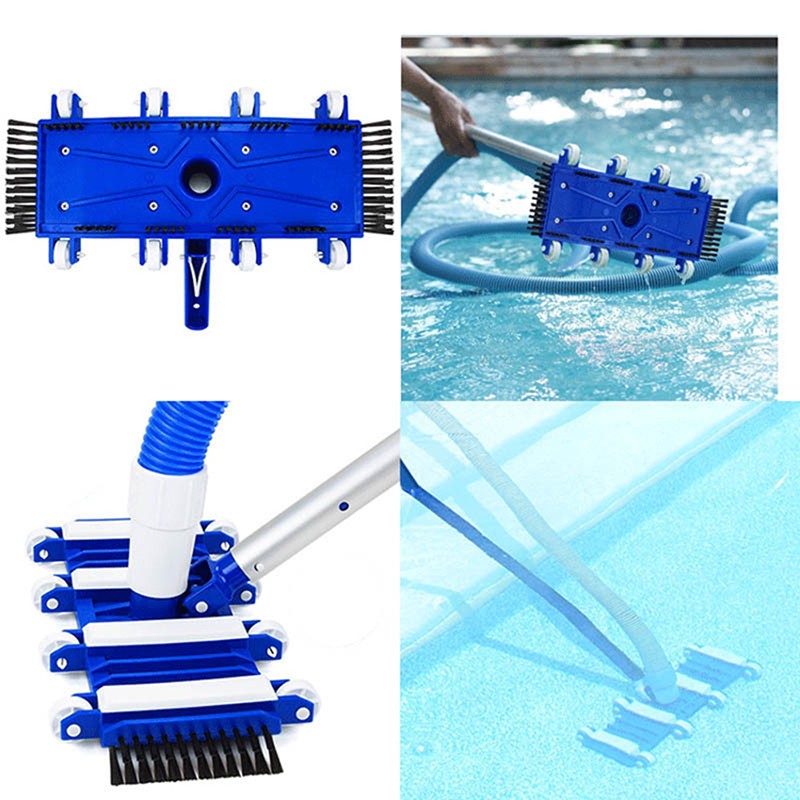 2PCs Vacuum Head Swimming Pool Handle Replaceable Handle With V-Clamp Cle.SE