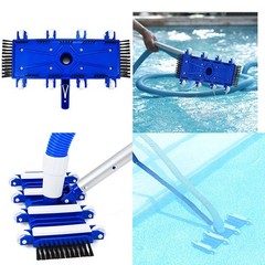 2PCs Vacuum Head Swimming Pool Handle Replaceable Handle With V-Clamp Cle.SE