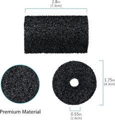 for Polaris Pool Cleaner Parts, 12 Pack Sweep Hose Tail Scrubbers Replacement…