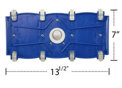 SWIMLINE HYDROTOOLS Flexible Weighted Pool Vacuum Head Rectangle Shape