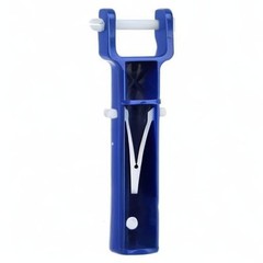Pool Vacuum Head Handle Replacement Kit with V-Clip & Pin for Pool Spa BLUE