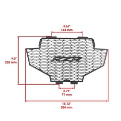 Front Bumper Grill Compatible with Polaris RZR 4 800 EFI 2012 2013 2014
