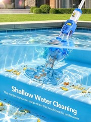 2026 Cordless Pool Vacuum for Inground Pool with Flow Adjustable Suction