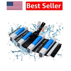 17.5in Weighted Pool Vacuum Head with Direction-Control for Efficient Cleaning