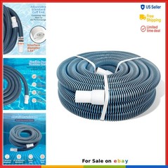 Pool Vacuum Hose 1-1/4 x 30 FT Heavy Duty for Inground Above Ground Pool Cleaner