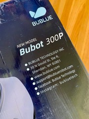 Bubot 300P Cordless Robotic Pool Cleaner, 1.5h Runtime, Auto-Park, 850 Sqft, LW