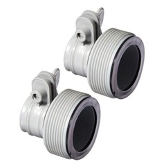 Intex Hose Conversion Adapter B Kit (Pair) Replacement Part 1 Pack, Gray