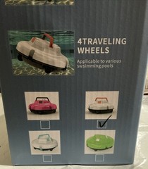 Cordless Pool Cleaner 120 Mins Working Hour Cordless Lightweight Self Parking