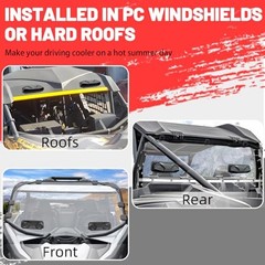 2PCS UTV Windshield Vents UTV Roof Vents Compatible with Polaris RZR General