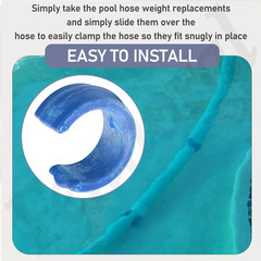 10 Pack Pool Cleaner Hose Weight Replacements Compatible with Zodiac Baracuda W8