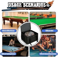 Pool Ball Cleaner Storage Bag, Compatible with Most Pool Ball Cleaner Machines,