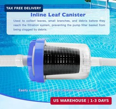 ATRACYPART Inline Pool Leaf Canister Compatible with Hayward W560 PoolVac Naviga
