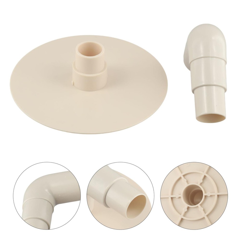 Convenient Replacement Elbow Plate and Vacuum Adaptor for Hydro Tools Skimmers