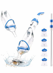 1701A-Consciot PC15 Cordless Pool Vacuum 20V 1.5L 1110GPH 60min Telescopic