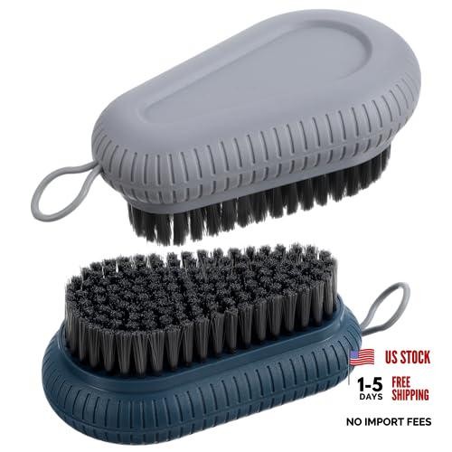 Heavy Duty Nail Brushes for Fingernails – 2 Pack with Hand Scrub Brush