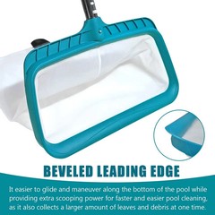 Pool Skimmer Net, Heavy Duty Swimming Leaf Rake Cleaning Tool (No Pole)