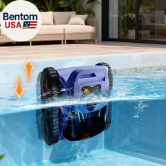 [2026 Release] Automatic Robotic Pool Vacuum for Inground & above Ground Pools,