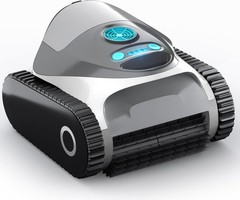 BRINBO C1 Cordless Robotic Pool Cleaner for Inground Pools – Off-White