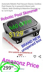 Robotic Pool Skimmer 🌊 Automatic Pool Skimmer 🌞 Solar Automatic Pool Cleaner🌴