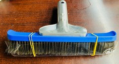 Milliard 10 inch Wide Heavy Duty Stainless Steel Wire Pool Brush, Designed for