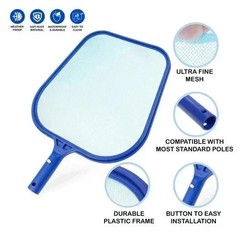 Professional Swimming Pool Leaf Skimmer Net Ultra Fine Mesh Cleaning Tool