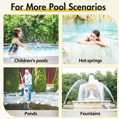 Goovilla Pool Net, Skimmer w/ Reinforced Frame, Large Capacity, Pond Spa, Minnow