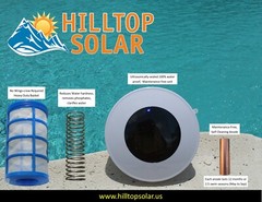Solar Pool Ionizer with LED| Self-cleaning anode | Maintenance Free |Best Deal