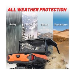 StarknightMT General 1000 Rear Windshield Back Window Compatible with Polaris…