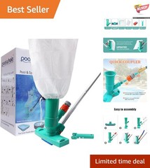 Effortless Pool and Spa Cleaner – Portable Jet Vac with Large Debris Chamber