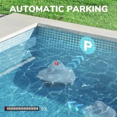 Cordless Swimming Pool Automatic Water Cleaner Robotic, Auto-Docking with Filter