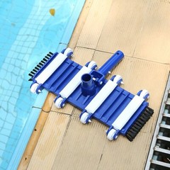 14&Prime; Weighted Flexible Concrete Swimming Pool Vacuum Head with Brush US SUPPLY