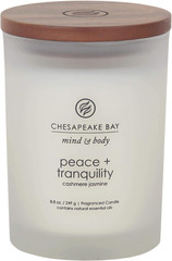 Scented Candle Peace + Tranquility (Cashmere Jasmine) Medium Jar Home Décor