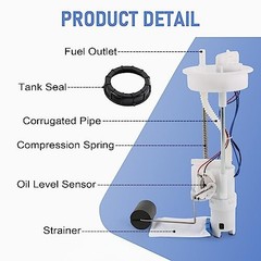 2205502 Fuel Pump Assembly replacement for Polaris RZR 900 EPS/XC/S EPS 2015