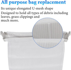 Pool Cleaner All Purpose Bag 6-206-00 Compatible with Zodiac Polaris 165, 65 Poo