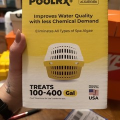 New Sealed PooI RX Spa Unit Treats 100-400 gallons 331057 Copper Zinc Silver