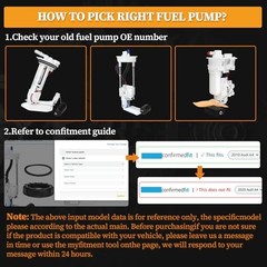 2008 2009 2010 Fuel Pump Assembly Compatible for Polaris RZR 800, RZR S 800 &