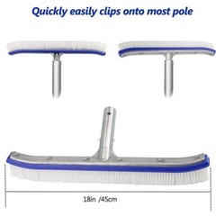 Swimming Pool Brush Durable Pool Floor Cleaning Tool Pool Broom Algae Remover