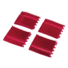 Dolphin Red Climbing Brushes 4 Pack for Triton Plus Supreme & Wave Cleaners