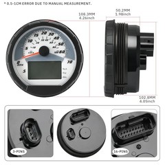 3280431 ATV Speedometer Gauge Cluster Assembly Compatible with Polaris