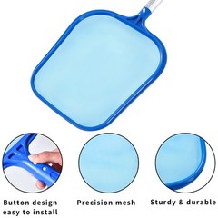 Lightweight Pool Skimmer Net For Easy Debris Cleaning In Pools And Spas