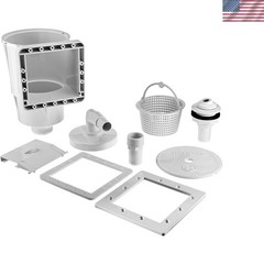 Dyna-Skim Reliable Above-Ground Pool Skimmer – Snap-In Weir & UV Resistant