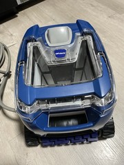 Polaris Robotic Pool Cleaner Blue Gray Plastic with Power Supply and Cable
