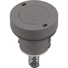 521412 Cleaning Head, A & A Manufacturing Style I, Hi-Flow, Gray