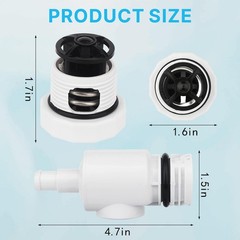 QDOCURO 1 PC 9-100-9002 UWF D29 Quick Disconnect Pressure 1.5 inches, B