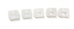 Caretaker In-floor Cleaning Head Flow Adjust Nozzle 25 Pack (Clear)