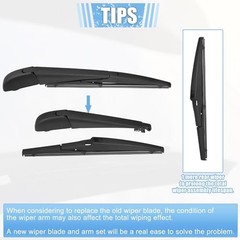 Windshield Wiper Blade Arm Set – Back – Replacement Fit for Windshield