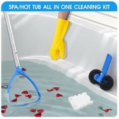 TidyMister 5-in-1 Spa Cleaning Set – Hot Tub Set, Blue