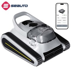 Seauto Cordless Robotic Pool Cleaner Wall Climbing App Support And Accessories