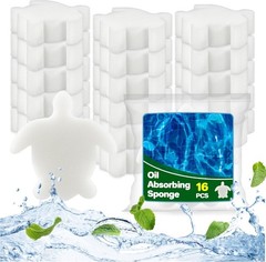 Pool Oil Absorbing Sponge – 16PCS Sponges That Soak Up Hot Tub…