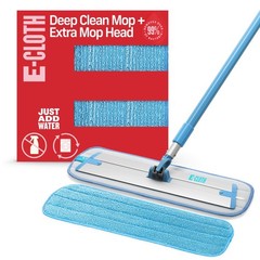 E-Cloth Deep Clean Mop with Extra Mop Replacement Head, Microfiber Mop, Perfe…